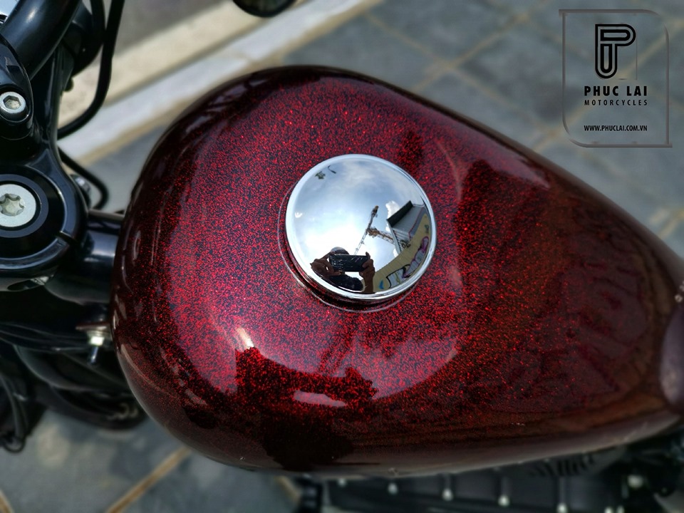 Harley Davidson 48 Red Metal Flake